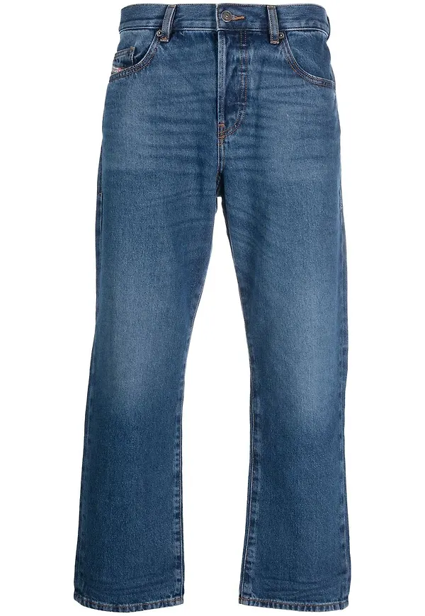 Diesel D-Viker straight-jeans från 2020 - Blå