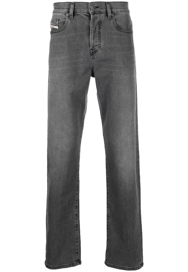 Diesel D-Viker straight-jeans från 2020 - Grå