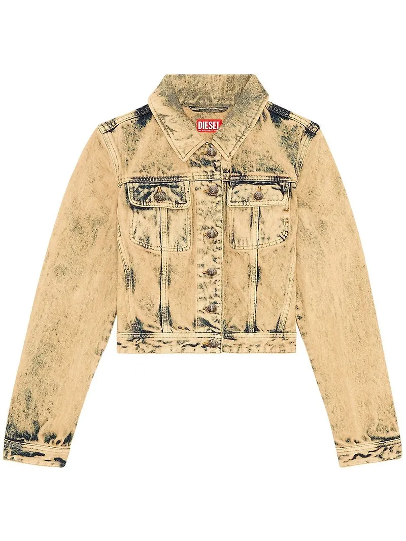 Diesel De-Slimmy-Ins jeansjacka - Neutral
