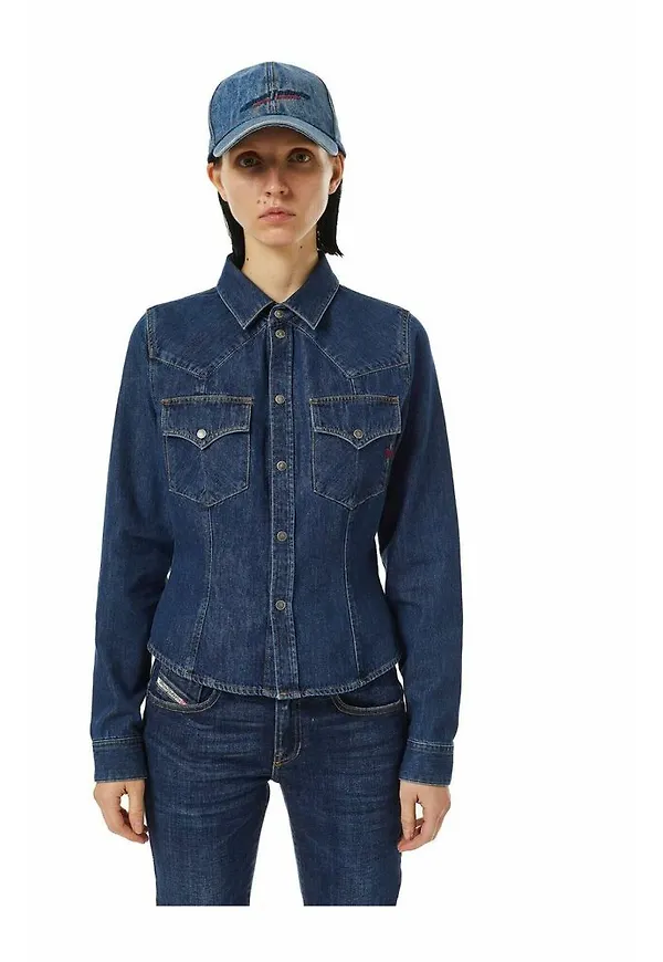 Diesel Denim Shirts Blå, Dam