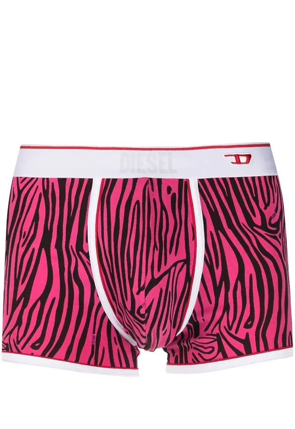 Diesel djurmönstrade boxershorts - Rosa