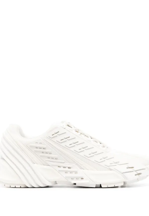 Diesel Fashion sneakers med paneler - Vit