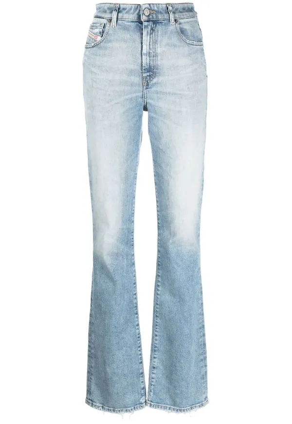 Diesel flare-jeans med hög midja - Blå