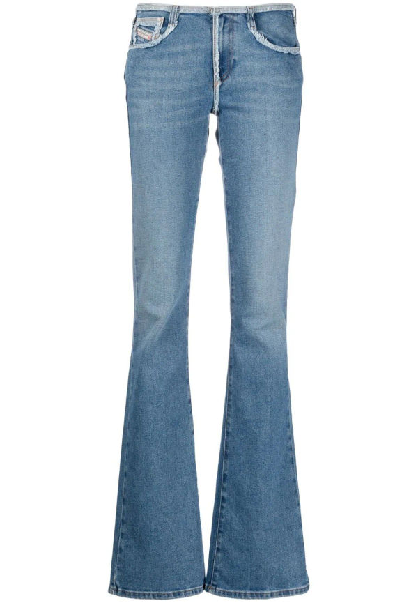 Diesel flare-jeans med låg midja - Blå