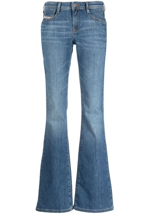 Diesel flare-jeans med låg midja - Blå