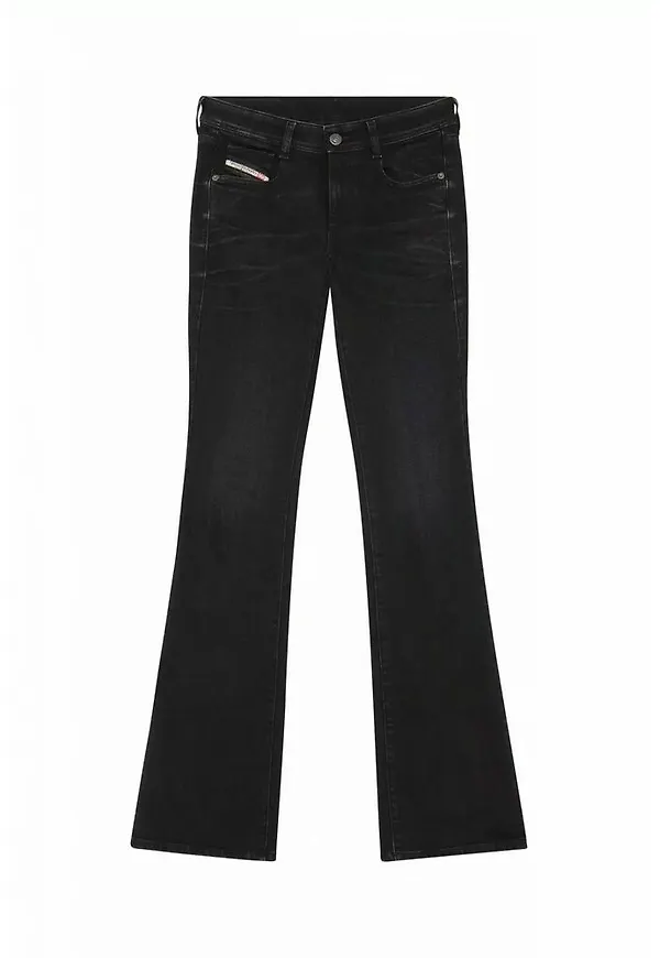 Diesel Flared Jeans Svart, Dam