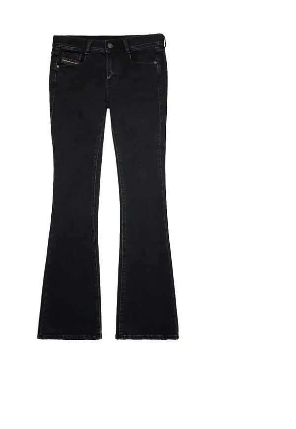 Diesel Flared Jeans Svart, Dam
