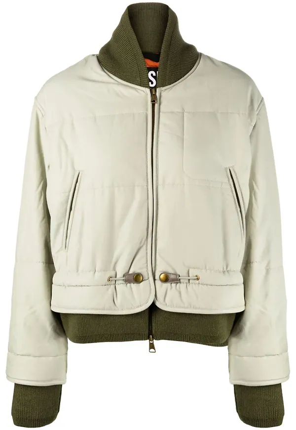 Diesel G-Vite quiltad bomberjacka - Neutral