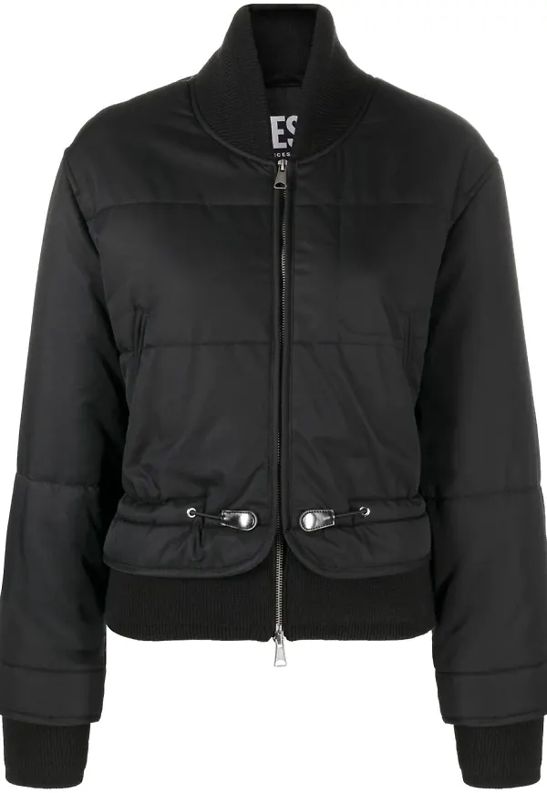 Diesel G-Vite quiltad bomberjacka - Svart