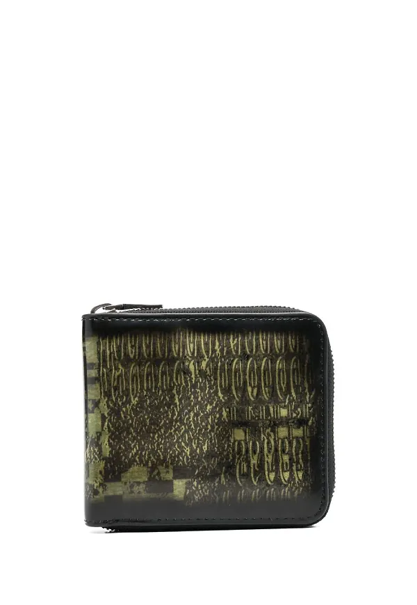 Diesel graphic-print zip-fastening wallet - Svart