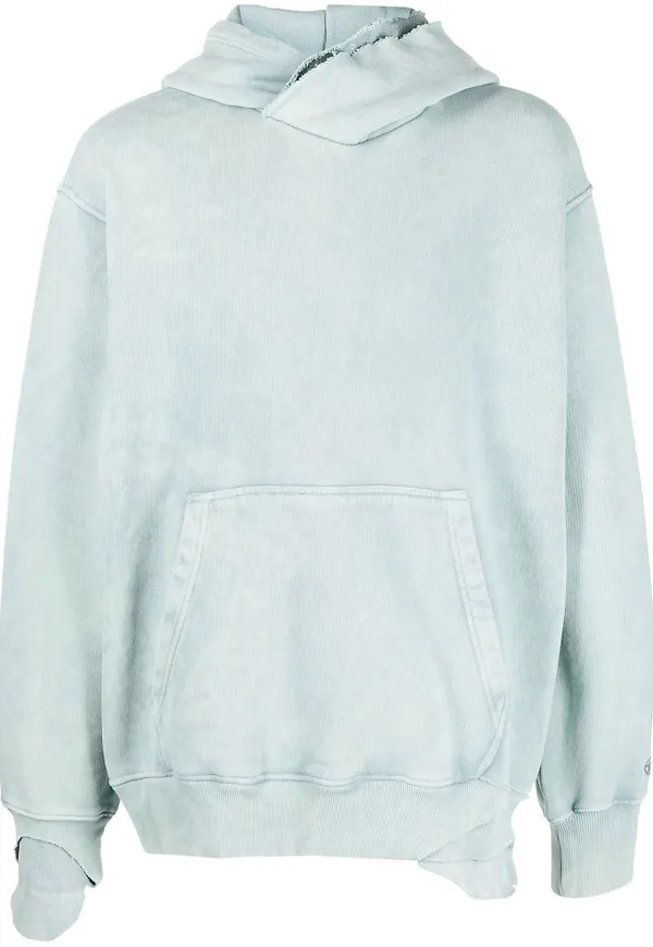 Diesel hoodie med slitning - Grön