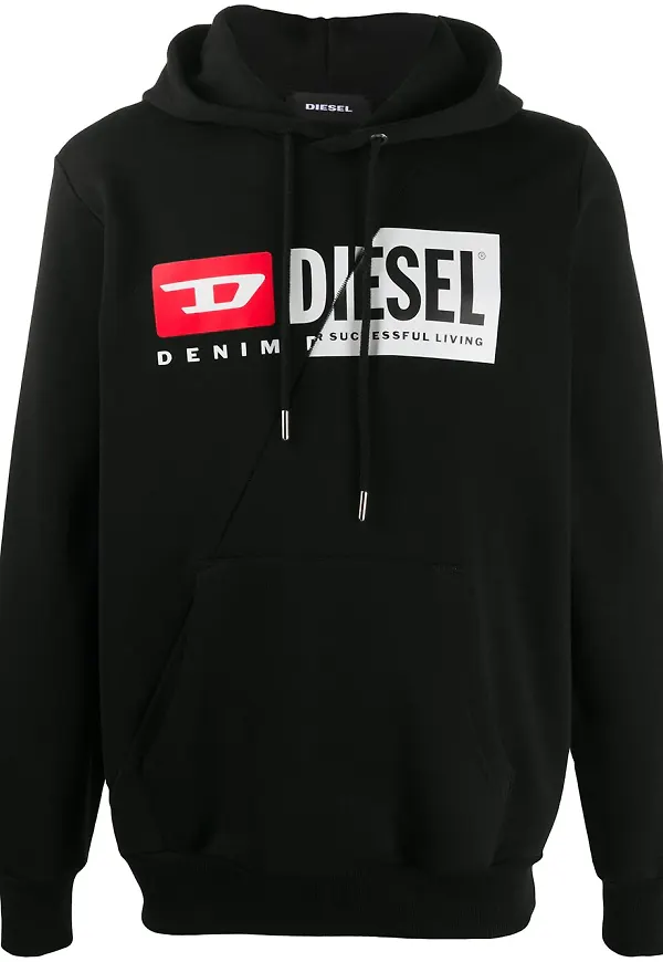 Diesel huvtröja - Svart