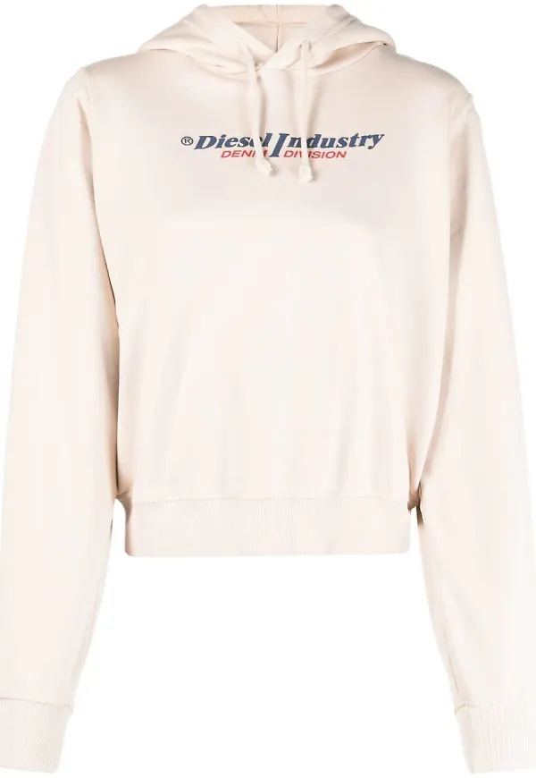 Diesel huvtröja med logotyp - Neutral