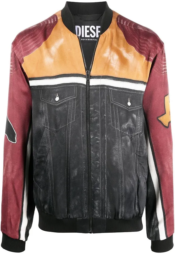Diesel J-Moll bomberjacka - Svart