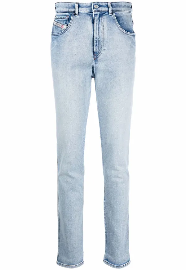 Diesel jeans med hög midja - Blå