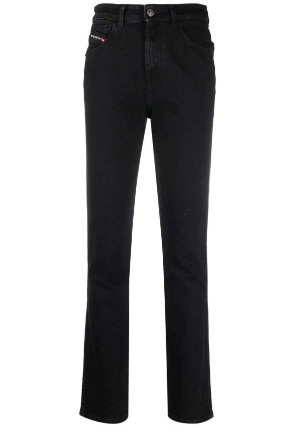 Diesel jeans med logotypmärke - Svart
