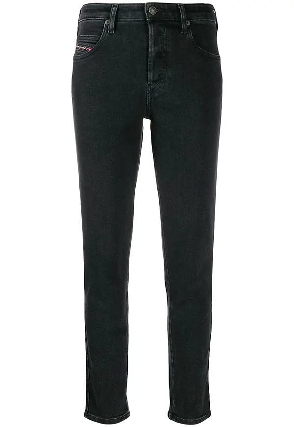 Diesel jeans med smal passform - Svart