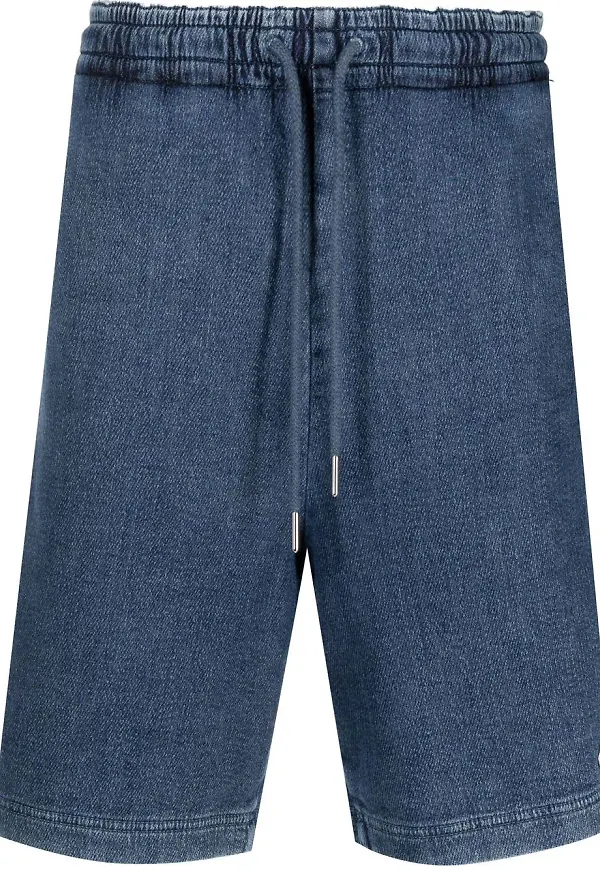 Diesel jeansshorts med dragsko - Blå