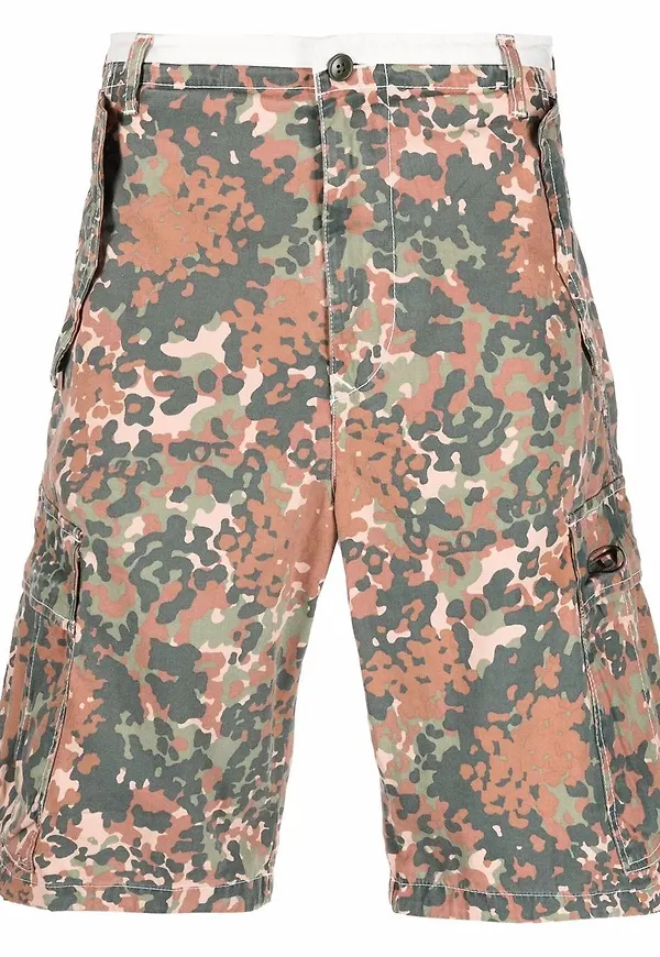 Diesel kamouflagemönstrade cargoshorts - Rosa