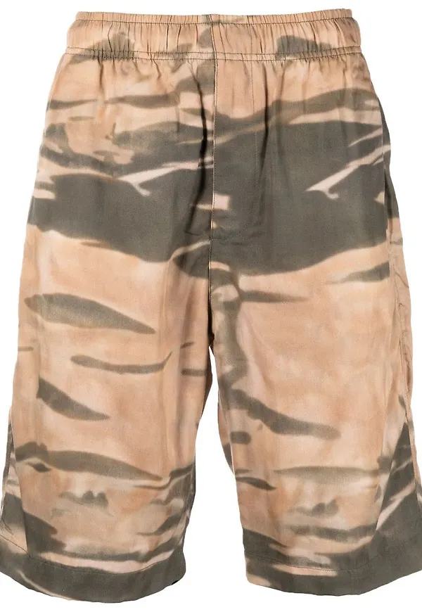Diesel kamouflagemönstrade shorts - Neutral