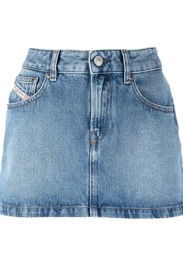 Diesel kort jeanskjol - Blå