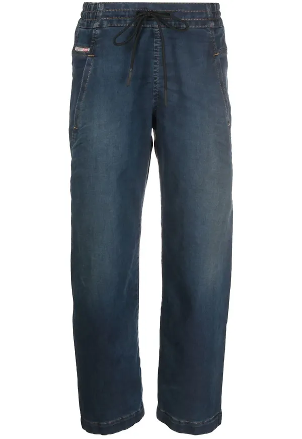 Diesel Krailey JoggJeans i boyfriend-modell - Blå