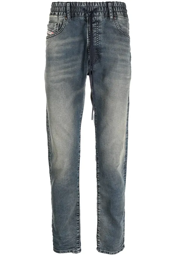 Diesel Krooley avsmalnande joggjeans - Blå