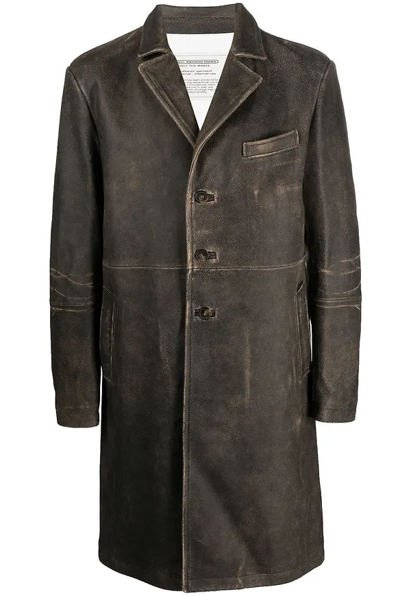 Diesel L-Coat rock - Svart
