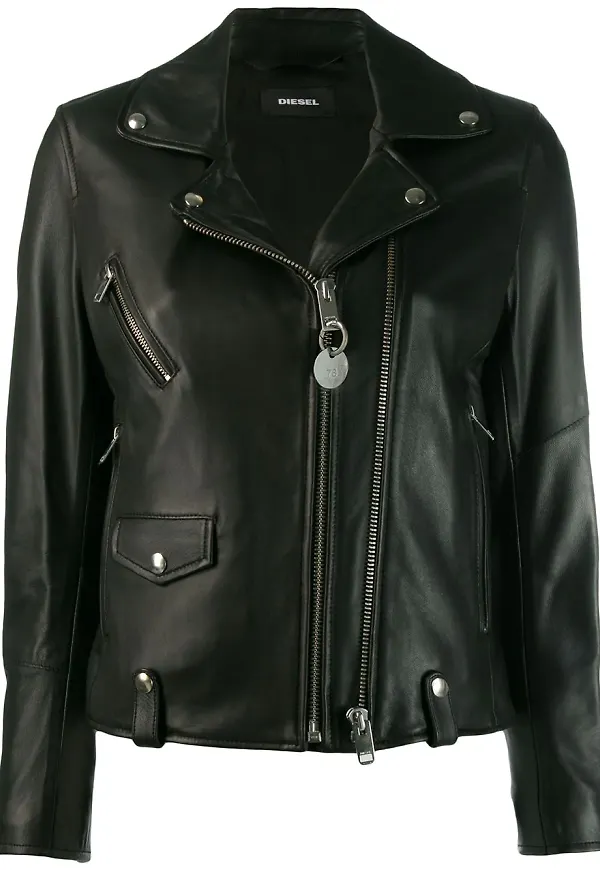 Diesel L-LYFA bikerjacka - Svart