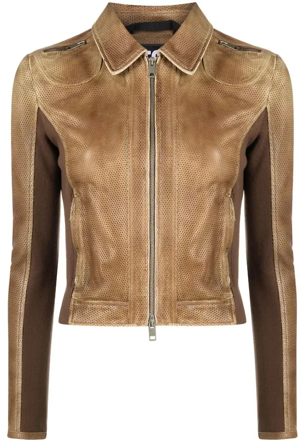 Diesel L-Tady bikerjacka - Brun