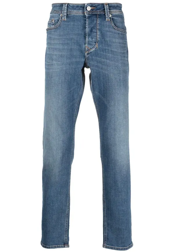 Diesel Larkee-Beex tapered-jeans - Blå