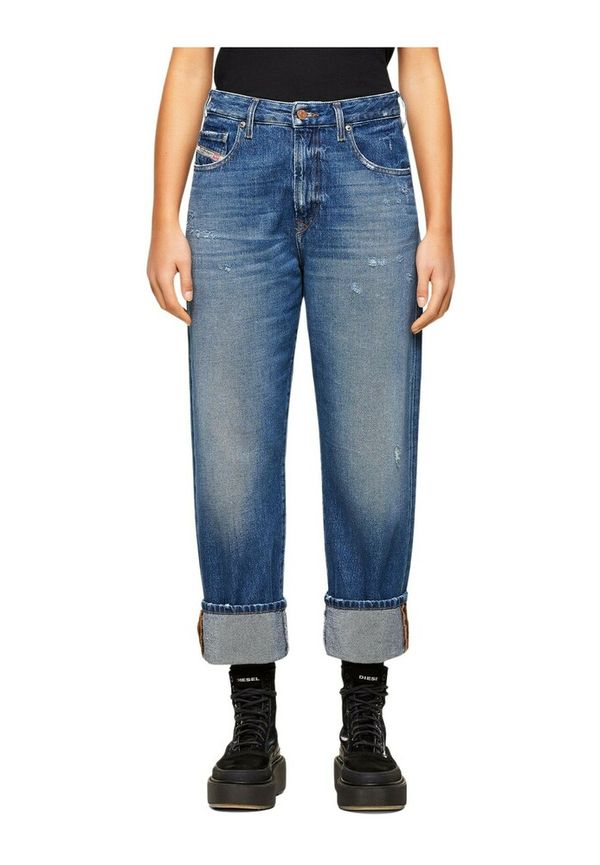 Diesel Loose-fit Jeans Blå, Dam