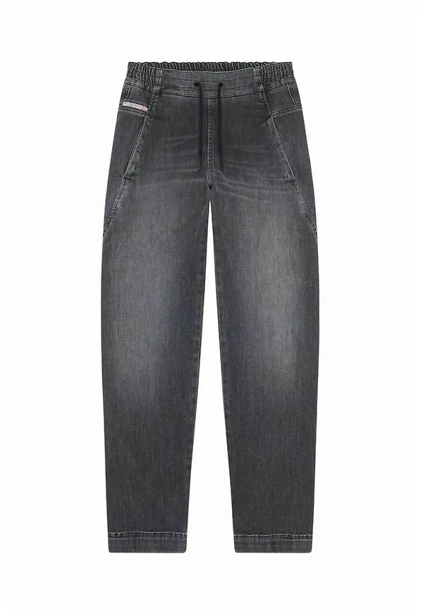 Diesel Loose-fit Jeans Svart, Dam