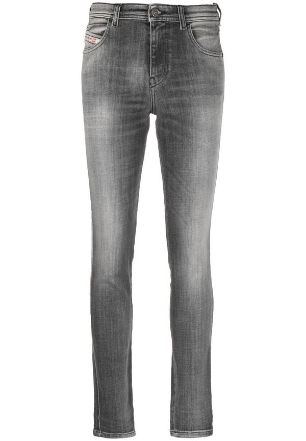 Diesel lätt tvättade skinny-jeans - Grå