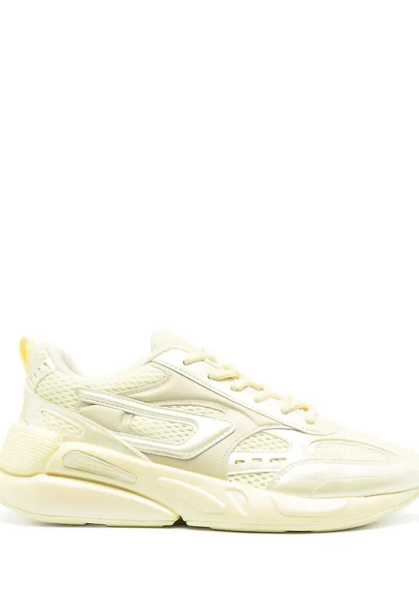 Diesel låga sneakers med logotypmärke - Gul