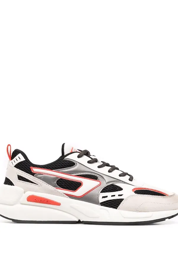 Diesel låga sneakers med panel - Neutral