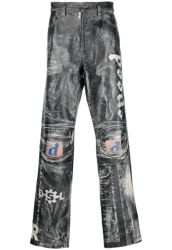 Diesel P-Mic-Crack skinnbyxor - Svart