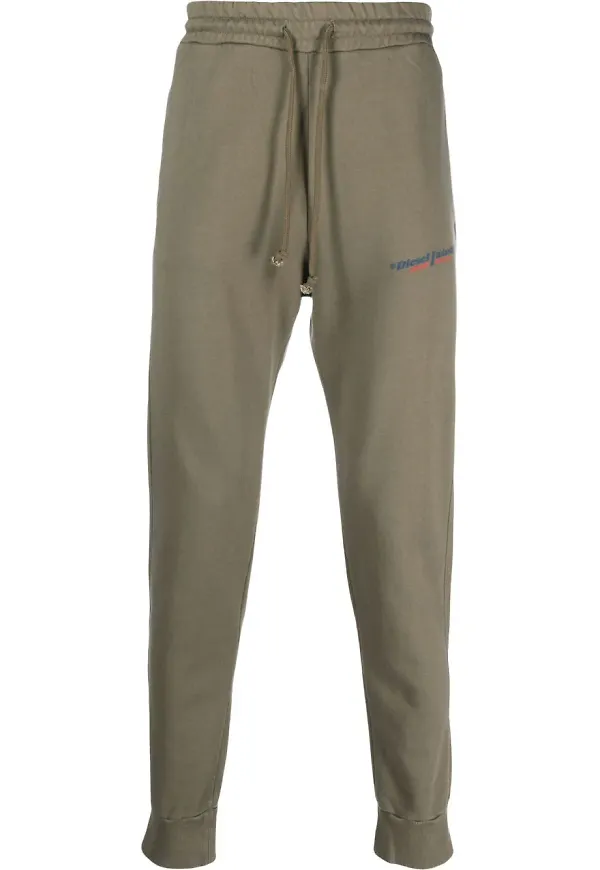 Diesel P-Tary-Ind sweatpants med logotyp - Grön