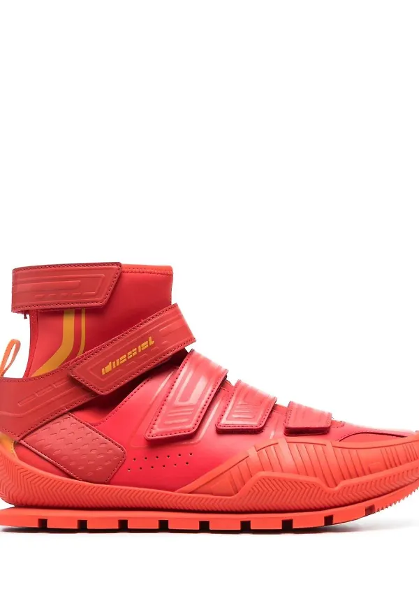 Diesel Pendhio höga strumpsneakers - Röd
