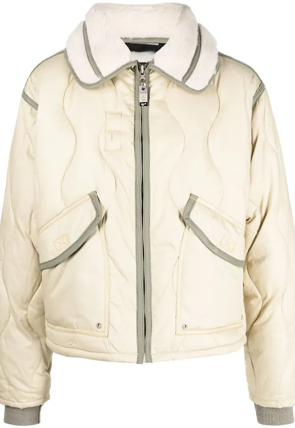 Diesel quiltad vadderad jacka - Neutral