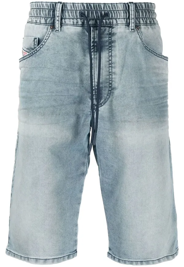 Diesel raka bermudashorts - Blå