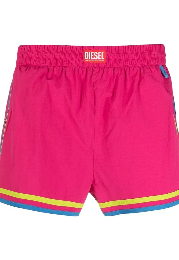 Diesel Reef badbyxor med randdetalj - Rosa
