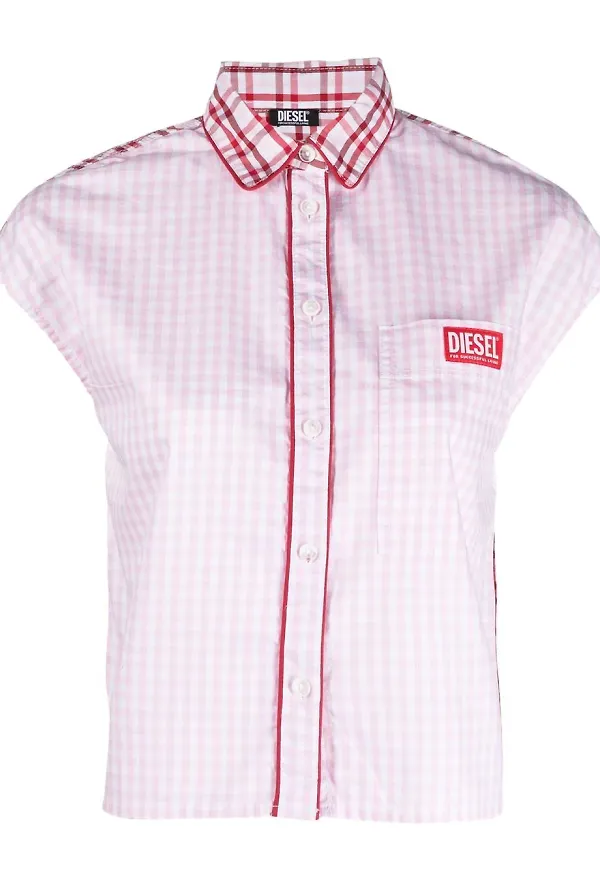 Diesel rutig pyjamas - Rosa