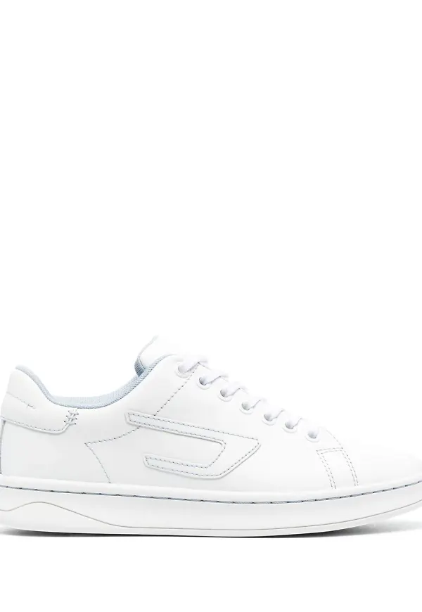 Diesel S-Athene låga lädersneakers - Vit