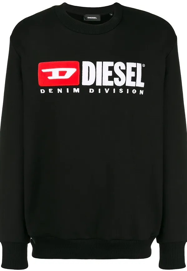 Diesel S-Crew-Division sweatshirt - Svart