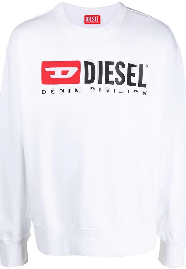 Diesel S-Ginn-Div sweatshirt - Vit