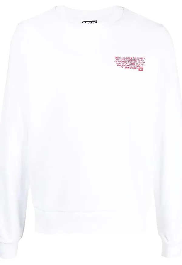 Diesel S-Ginn-K29 sweatshirt - Vit