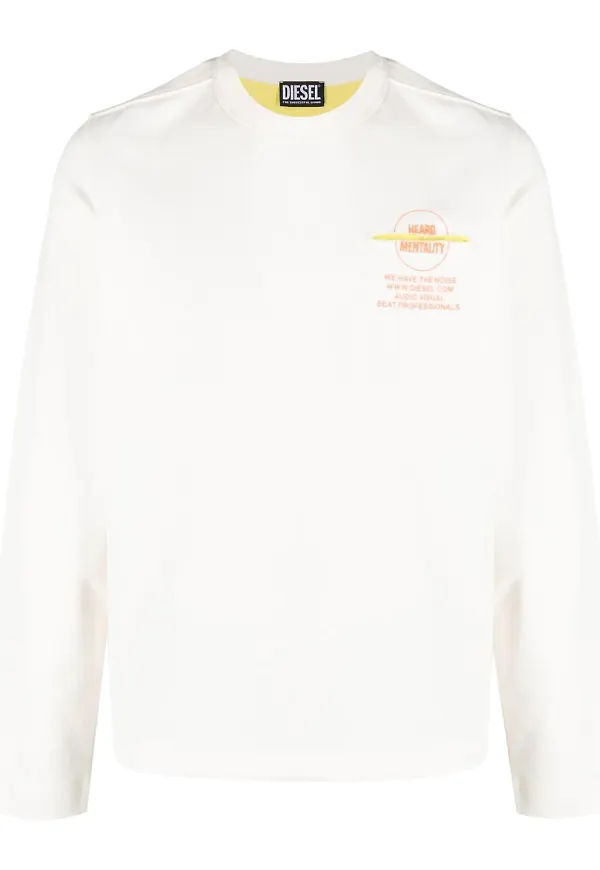 Diesel S-Gouch sweatshirt - Vit