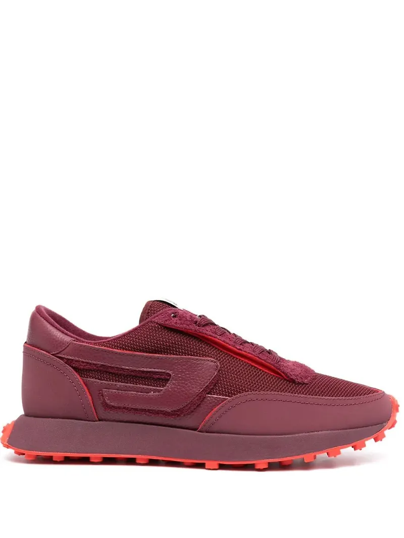 Diesel S-Racer kontrasterande sneakers - Röd