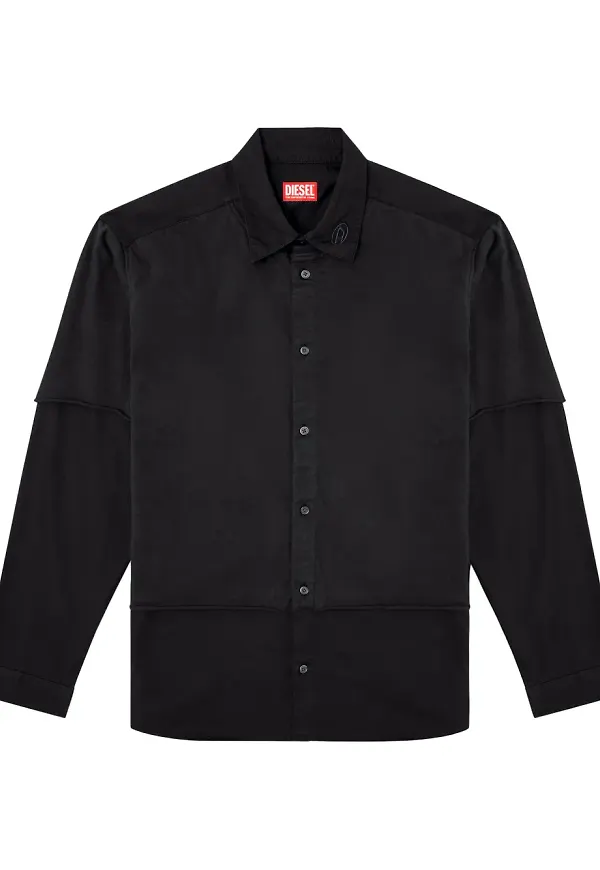 Diesel S-GASTON-O skjorta - Svart